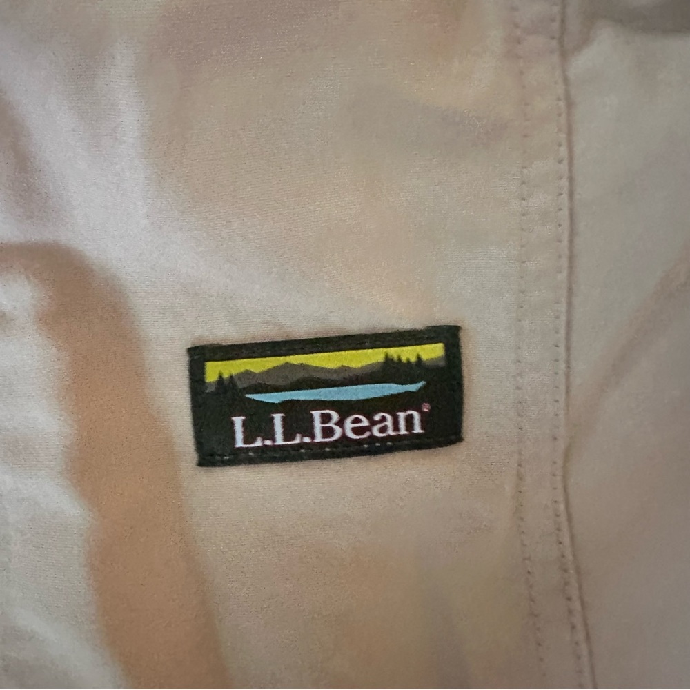 L.L.Bean Logo Patch Jacket - Beige with Black Patch - Picture 5 of 9